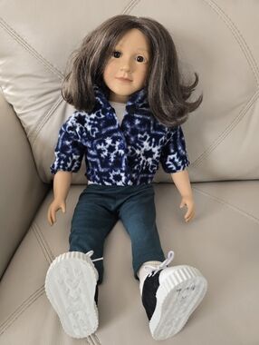My Twinn 23" Doll 1997  Poseable  Dark Brown Hair, Brown Eyes, No PA-6748, Vtge